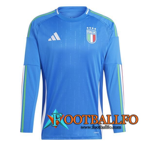Camiseta Equipo Nacional Italia Primera Manga Largas 2024/2025