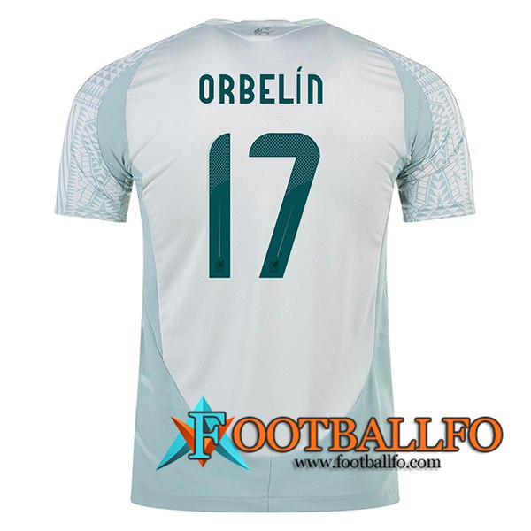 Camiseta Equipo Nacional México (ORBELIN #17) 2024/2025 Segunda