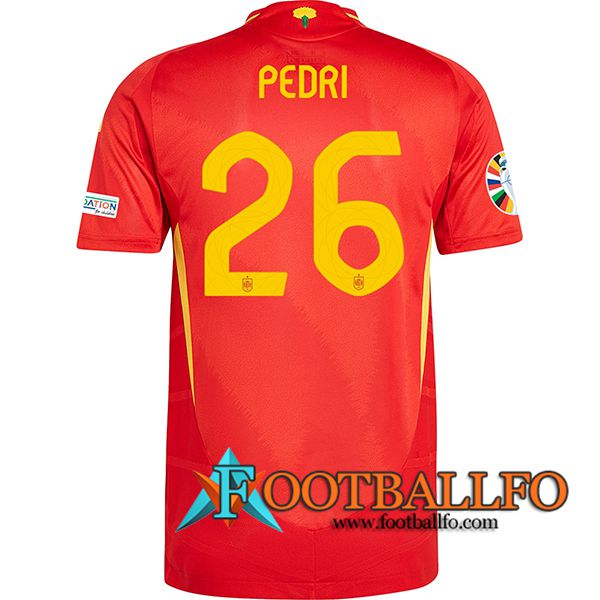 Camiseta Equipo Nacional España (PEDRI #26) 2024/2025 Primera