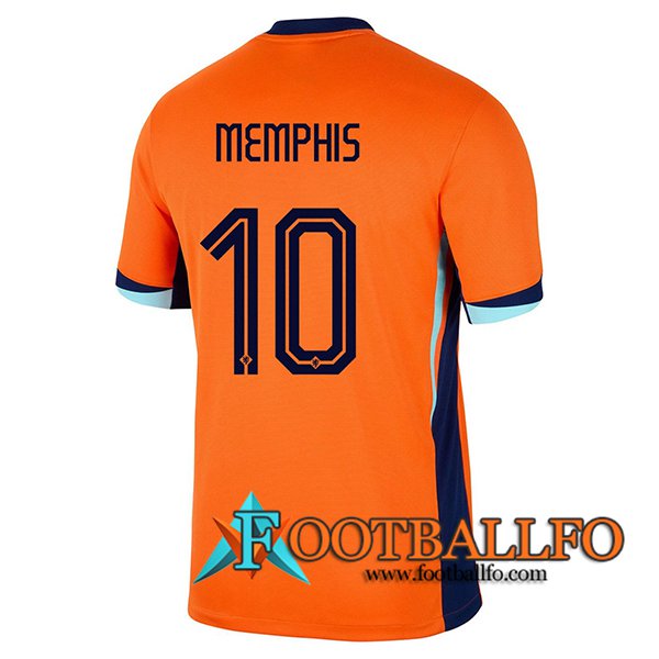 Camiseta Equipo Nacional Países Bajos (MEMPHIS #10) 2024/2025 Primera