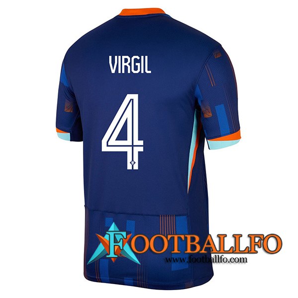 Camiseta Equipo Nacional Países Bajos (VIRGIL #4) 2024/2025 Segunda