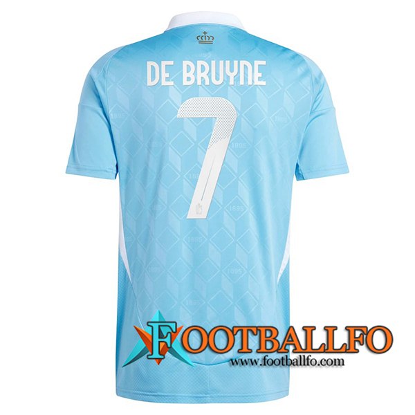 Camiseta Equipo Nacional Bélgica (DE BRUYNE #7) 2024/2025 Segunda