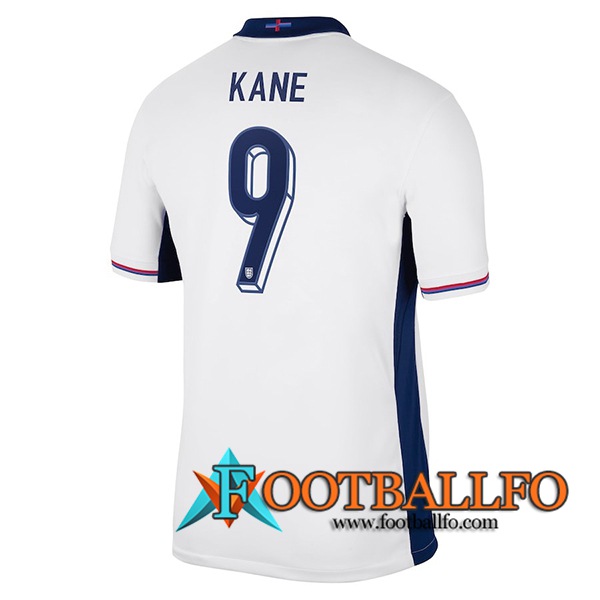 Camiseta Equipo Nacional Inglaterra (KANE #9) 2024/2025 Primera