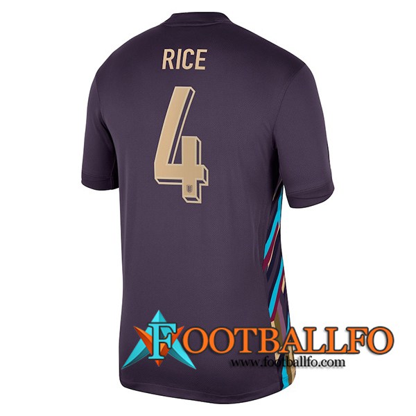Camiseta Equipo Nacional Inglaterra (RICE #4) 2024/2025 Segunda