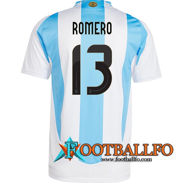Camiseta Equipo Nacional Argentina (ROMERO #13) 2024/2025 Primera