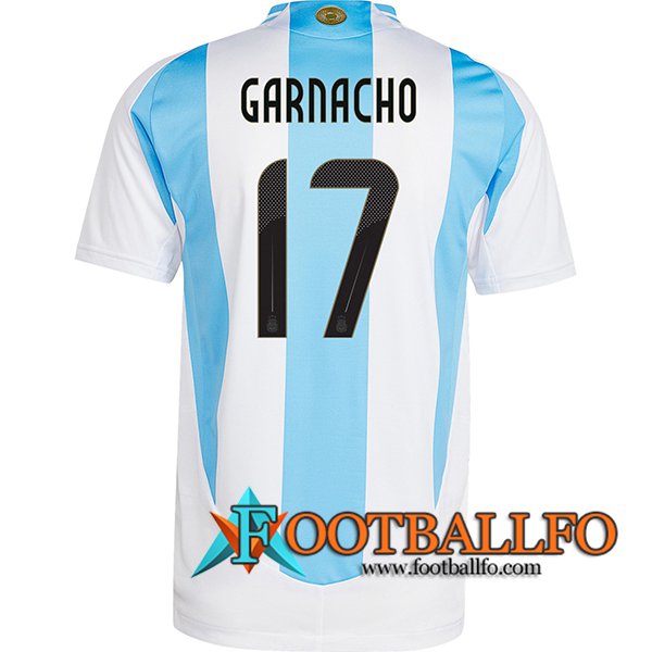 Camiseta Equipo Nacional Argentina (GARNACHO #17) 2024/2025 Primera