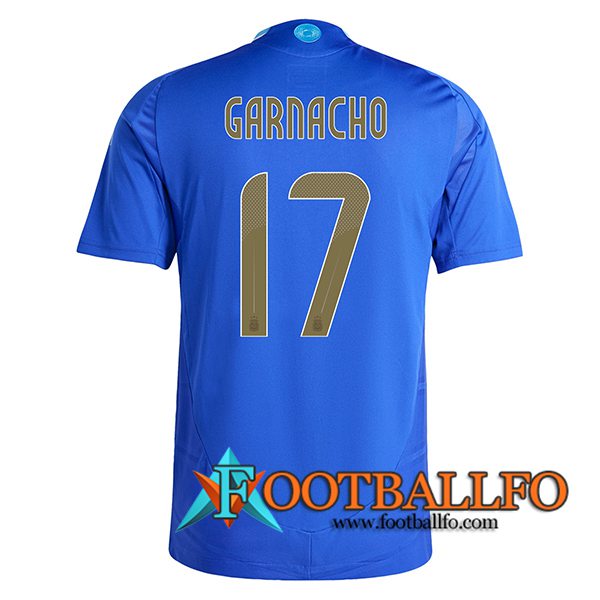 Camiseta Equipo Nacional Argentina (GARNACHO #17) 2024/2025 Segunda