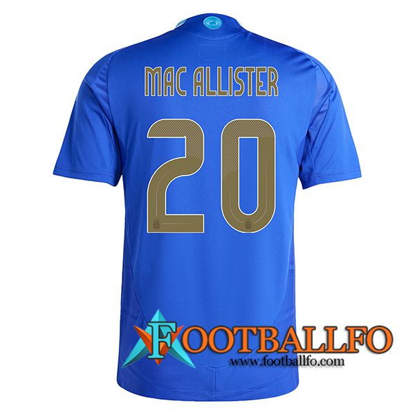 Camiseta Equipo Nacional Argentina (MAC ALLISTER #20) 2024/2025 Segunda
