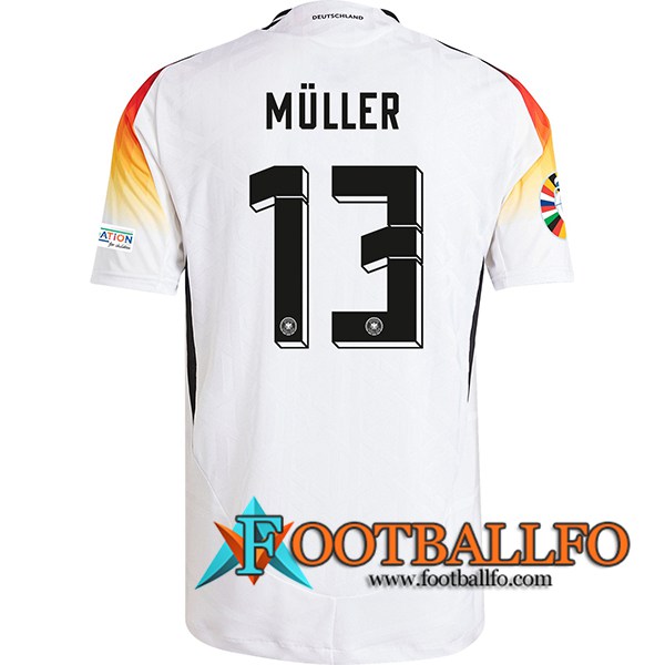 Camiseta Equipo Nacional Alemania (MULLER #13) 2024/2025 Primera