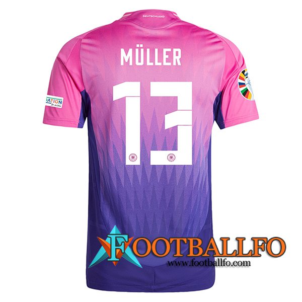 Camiseta Equipo Nacional Alemania (MULLER #13) 2024/2025 Segunda