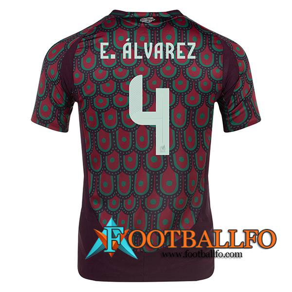 Camiseta Equipo Nacional México (E.ALVAREZ #4) 2024/2025 Primera