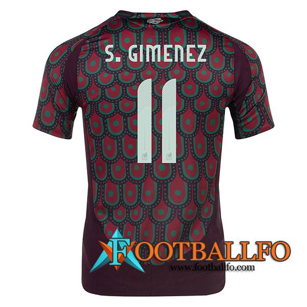 Camiseta Equipo Nacional México (S.GIMENEZ #11) 2024/2025 Primera