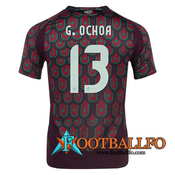 Camiseta Equipo Nacional México (G.OCHOA #13) 2024/2025 Primera