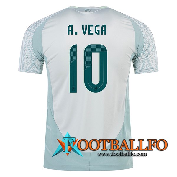 Camiseta Equipo Nacional México (A.VEGA #10) 2024/2025 Segunda