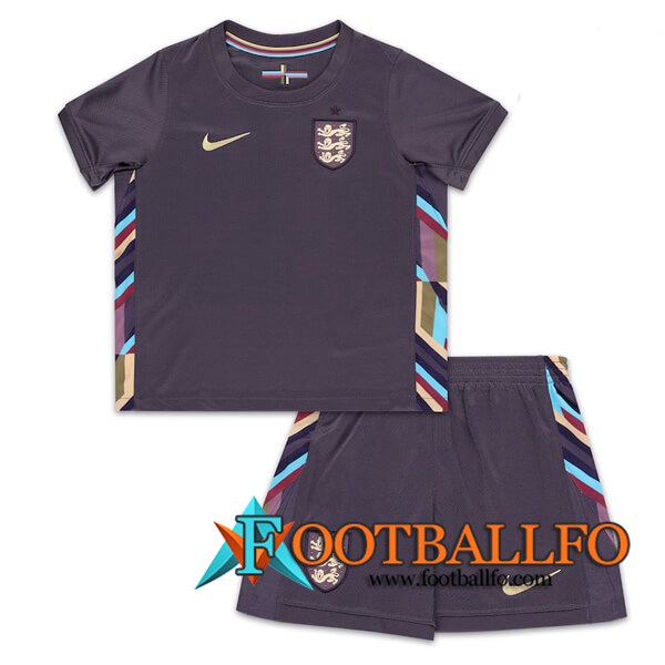 Camisetas De Futbol Inglaterra Ninos Segunda UEFA Euro 2024