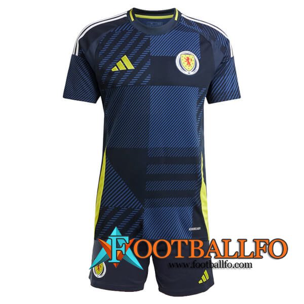 Camisetas De Futbol Escocia Ninos Primera UEFA Euro 2024