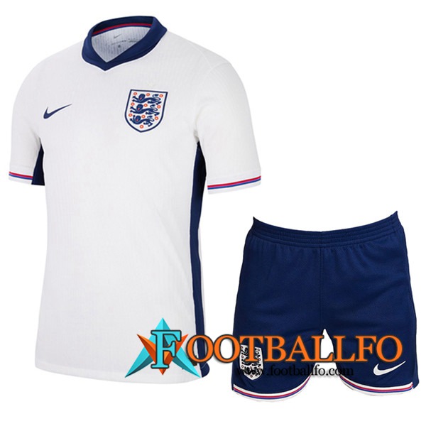 Camisetas Futbol Inglaterra Primera + Cortos 2024/2025