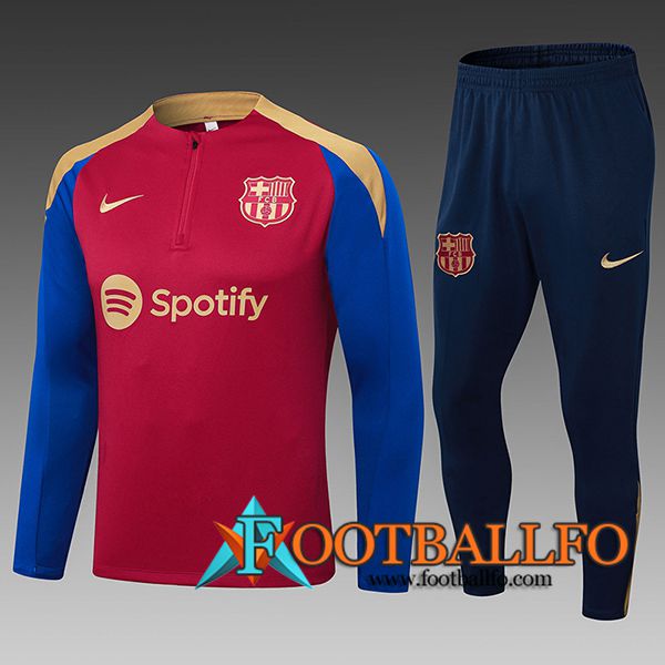 Chandal Equipos De Futbol FC Barcelona Ninos Rojo/Azul/Amarillo 2024/2025