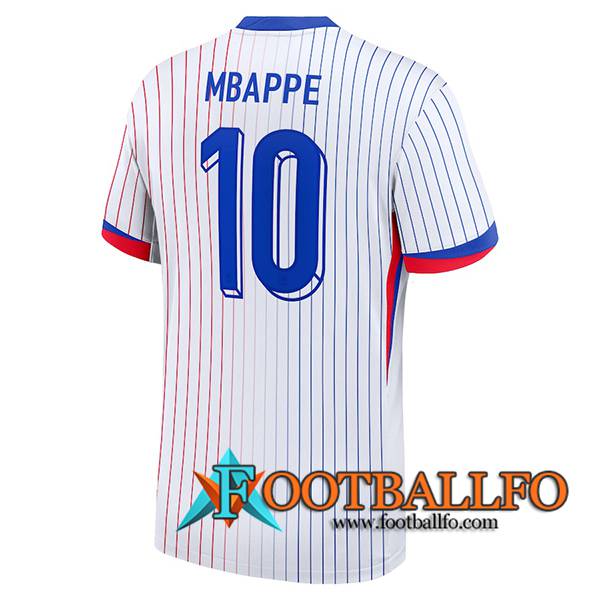 Camisetas De Futbol Francia (MBAPPE #10) UEFA Euro 2024 Segunda