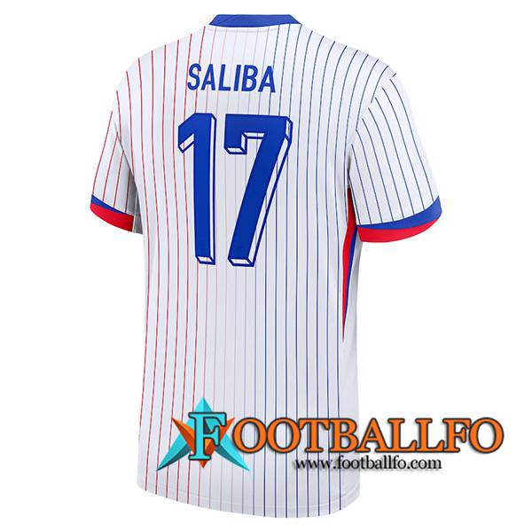 Camisetas De Futbol Francia (SALIBA #17) UEFA Euro 2024 Segunda