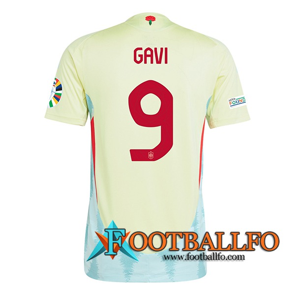 Camisetas De Futbol España (GAVI #9) UEFA Euro 2024 Segunda