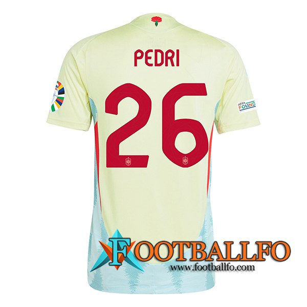 Camisetas De Futbol España (PEDRI #26) UEFA Euro 2024 Segunda