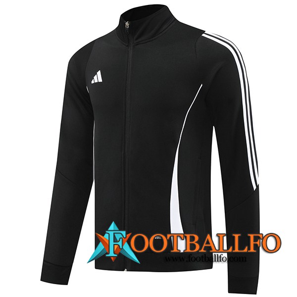 Chaquetas Futbol Adidas Negro/Blanco 2024/2025