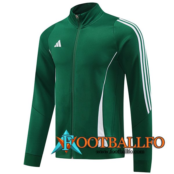 Chaquetas Futbol Adidas Verde/Blanco 2024/2025