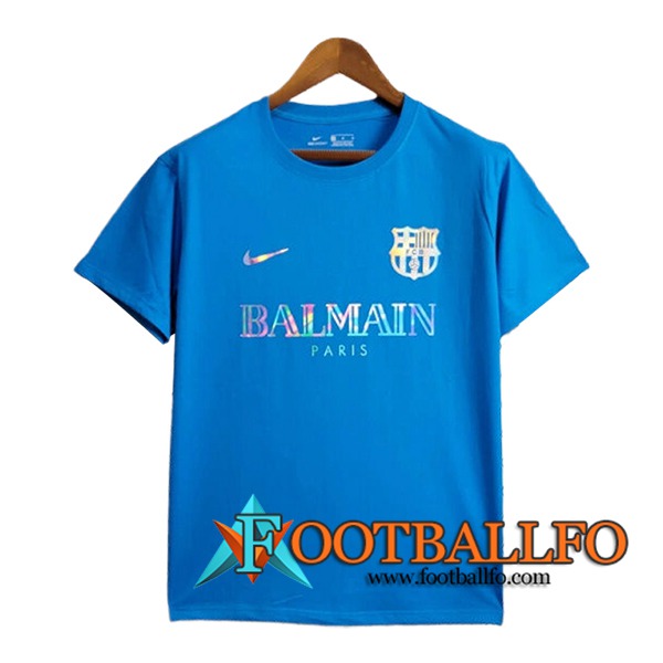 Camisetas De Futbol FC Barcelona Casual Azul 2024/2025