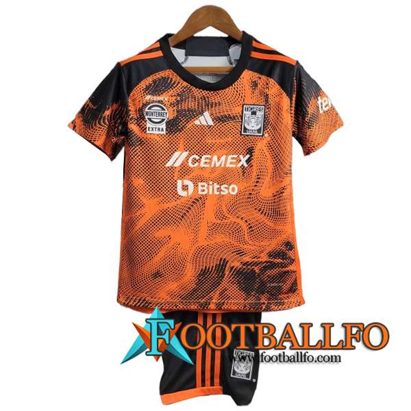 Camisetas De Futbol Tigres UANL Ninos 2023/2024