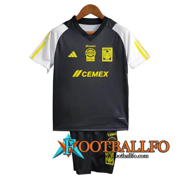 Camisetas De Futbol Tigres UANL Ninos Negro 2023/2024