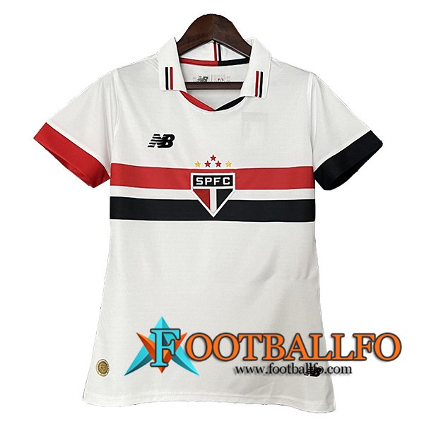 Camisetas De Futbol Sao Paulo FC Mujer Primera 2024/2025