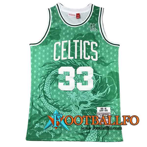 Camisetas De Futbol Boston Celtics (BIRD #33) 2024/25 Verde