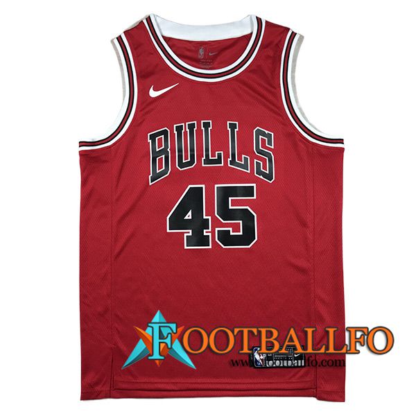 Camisetas De Futbol Chicago Bulls (JORDAN #45) 2024/25 Rojo/Negro