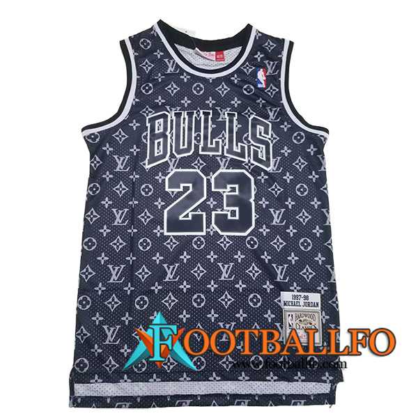 Camisetas De Futbol Chicago Bulls (JORDAN #23) 2024/25 Negro/Gris