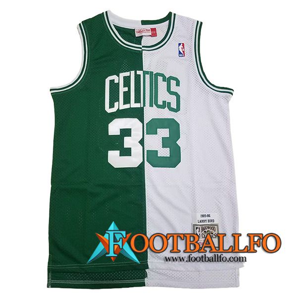 Camisetas De Futbol Boston Celtics (BIRD #33) 2024/25 Blanco/Verde