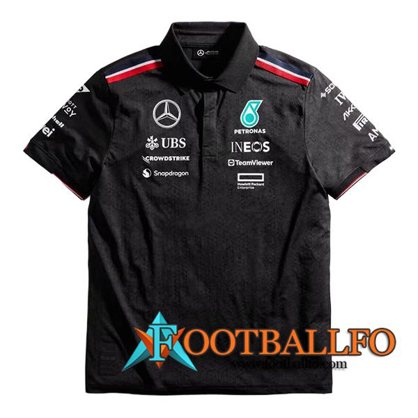 Polo F1 Mercedes Benz Team Negro 2024