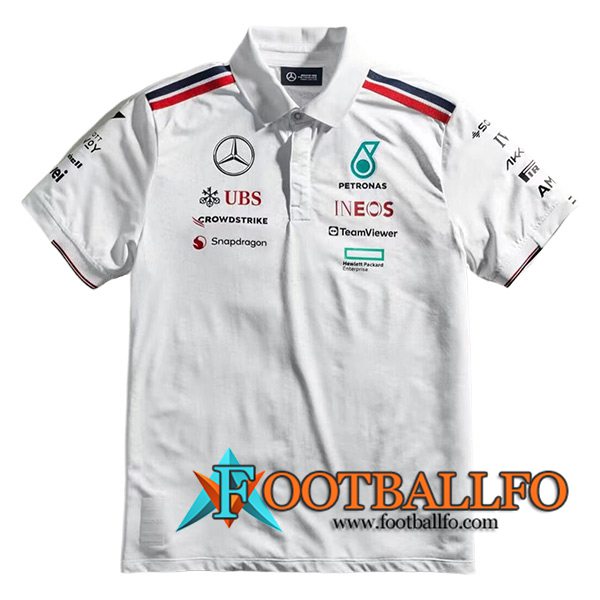 Polo F1 Mercedes Benz Team Blanco 2024