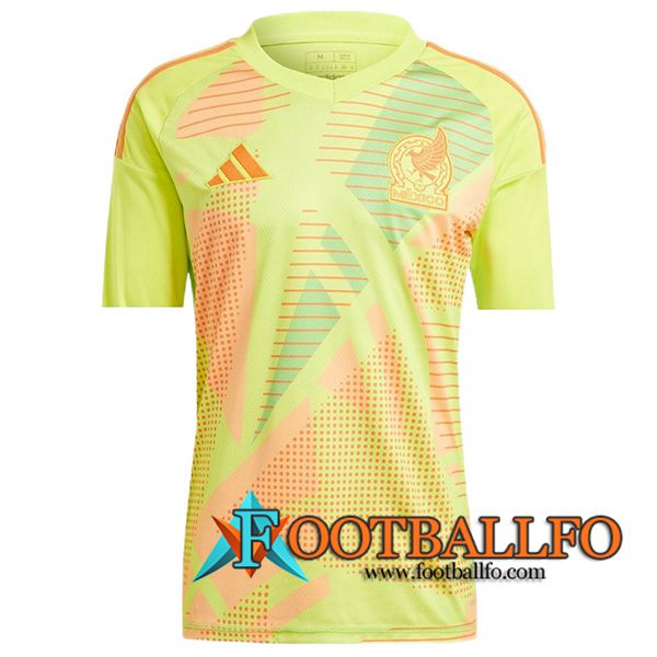 Camiseta Equipo Nacional México Portero Amarillo 2024/2025