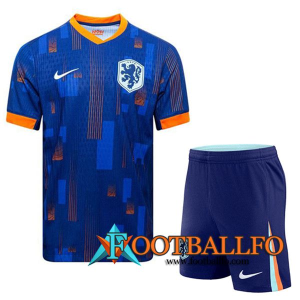 Camisetas Futbol Países Bajos Segunda + Cortos 2024/2025