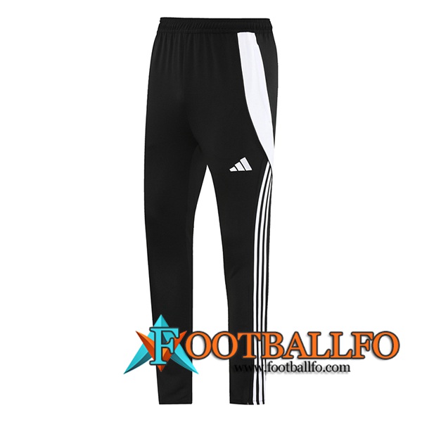 Pantalon Entrenamiento Adidas Negro/Blanco 2024/2025 -02