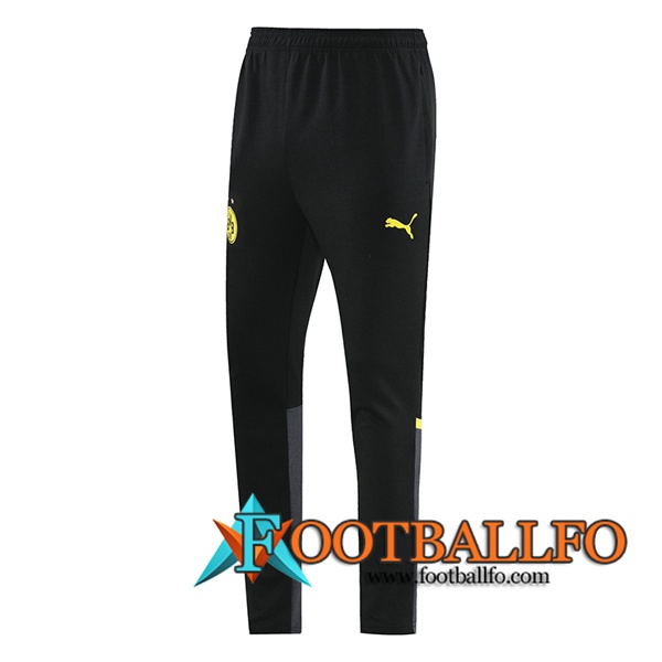 Pantalon Entrenamiento Dortmund Negro/Amarillo 2024/2025 -02