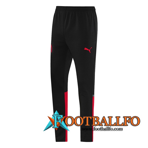Pantalon Entrenamiento AC Milan Rojo/Negro 2024/2025