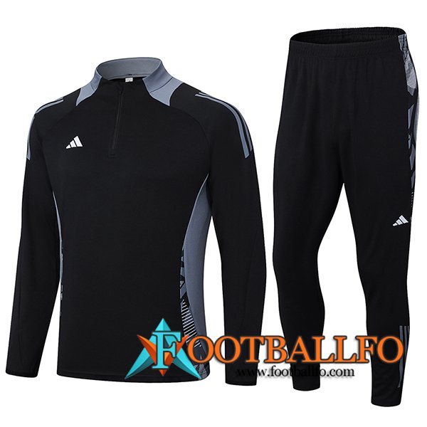 Chandal Equipos De Futbol Adidas Negro/Gris 2024/2025