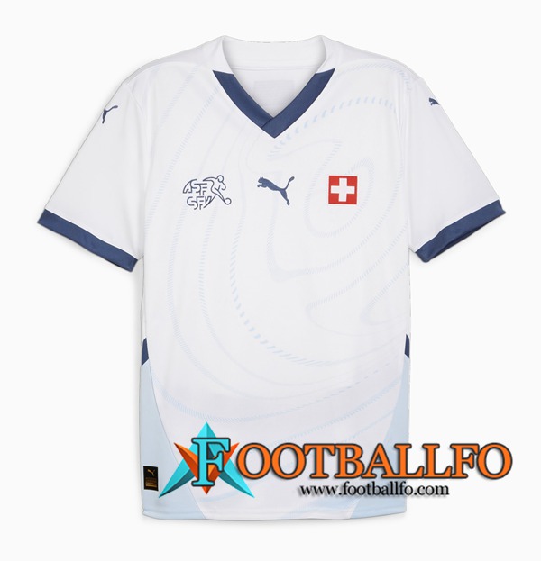Camisetas De Futbol Suiza Segunda UEFA Euro 2024