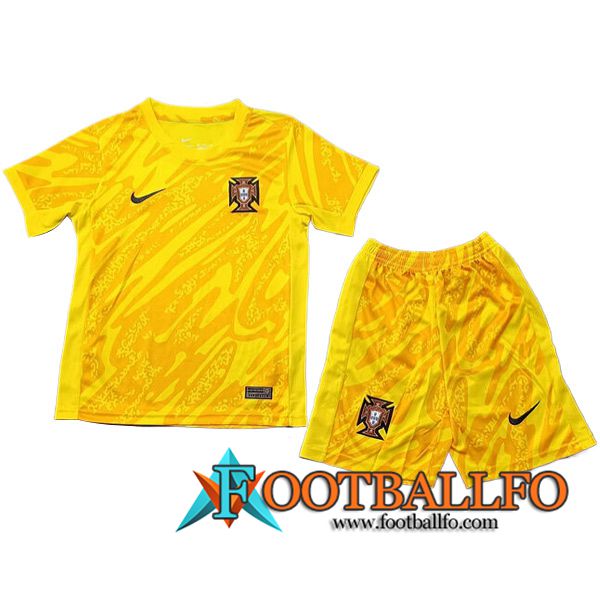 Camisetas De Futbol Portugal Ninos Portero 2024/2025