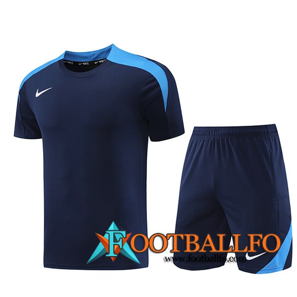 Camiseta Entrenamiento + Cortos Nike Azul marino 2024/2025