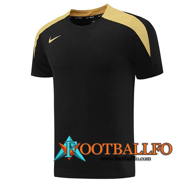 Camiseta Entrenamiento Nike Negro/Amarillo 2024/2025