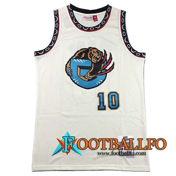Camisetas De Futbol Memphis Grizzlies (BIBBY #10) 2024/25 Blanco/Azul