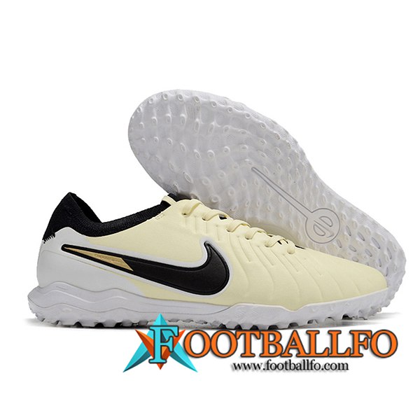 Nike Botas De Fútbol Tiempo Legend X PRO TF Amarillo/Negro -02